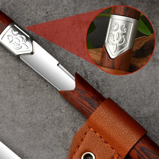 NNEOBA 3-Piece Stainless Steel Sharp Fruit Knife Set