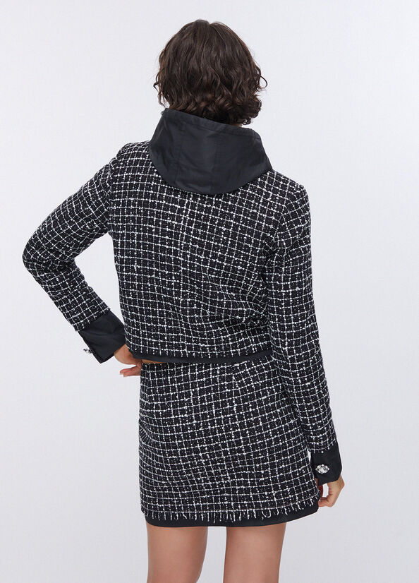 Giacca boxy in boucl&eacute;