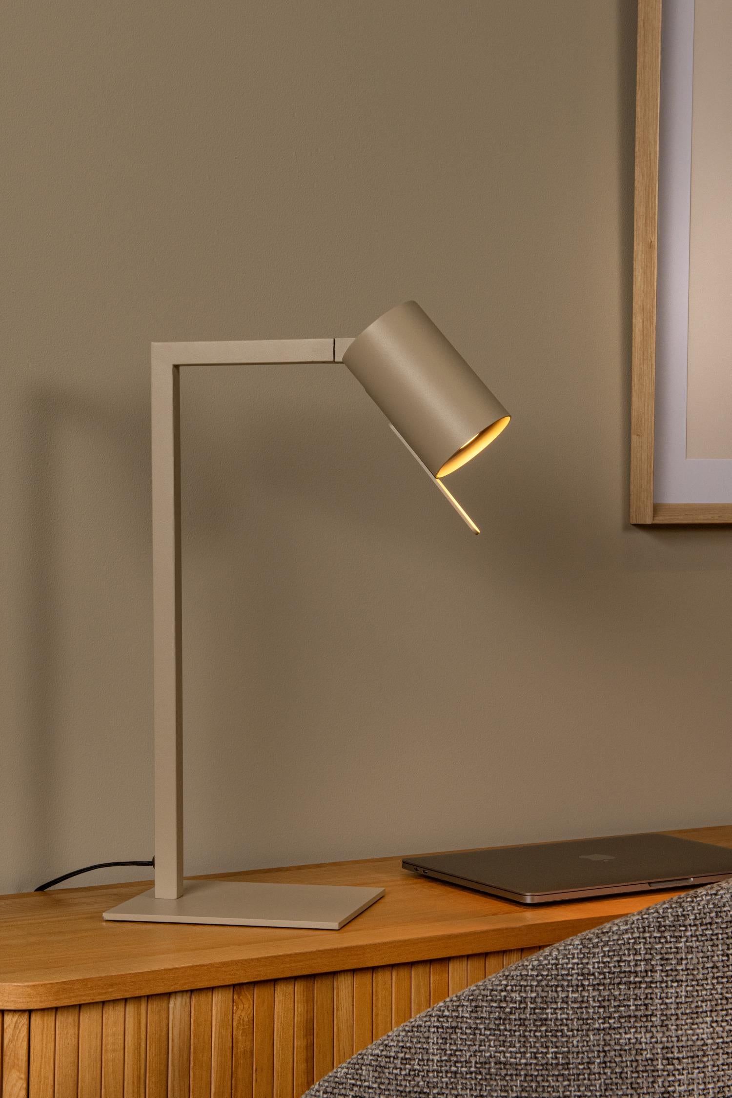 Lucide bureaulamp LESLEY - 1xGU10 - Taupe