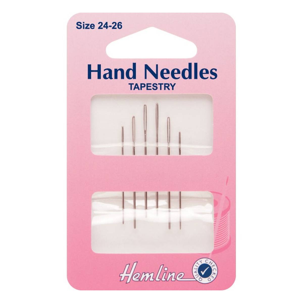 Hemline Tapestry Needles Size 24-26 6 Pack