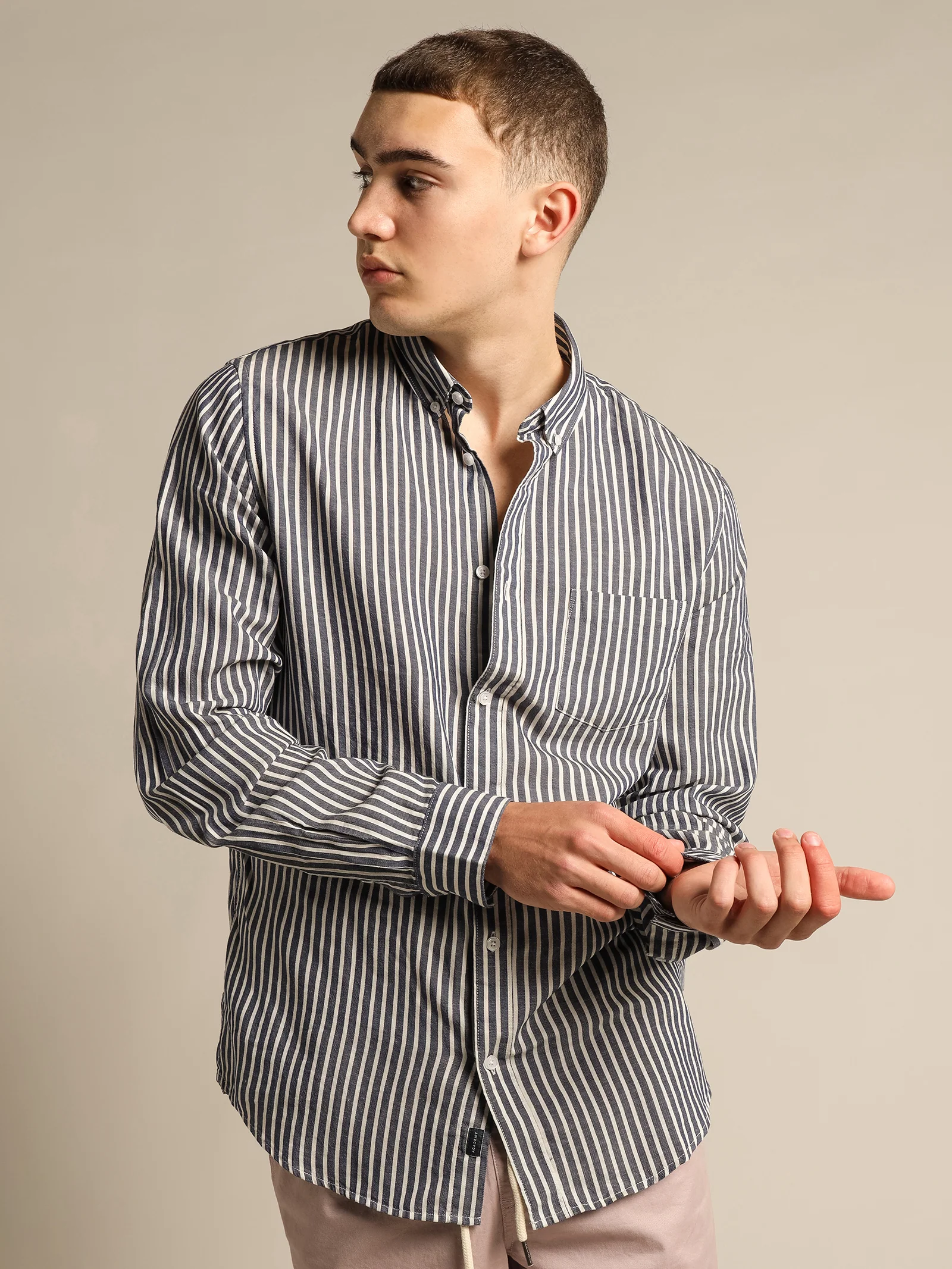 Jerry Stripe Long Sleeve Shirt