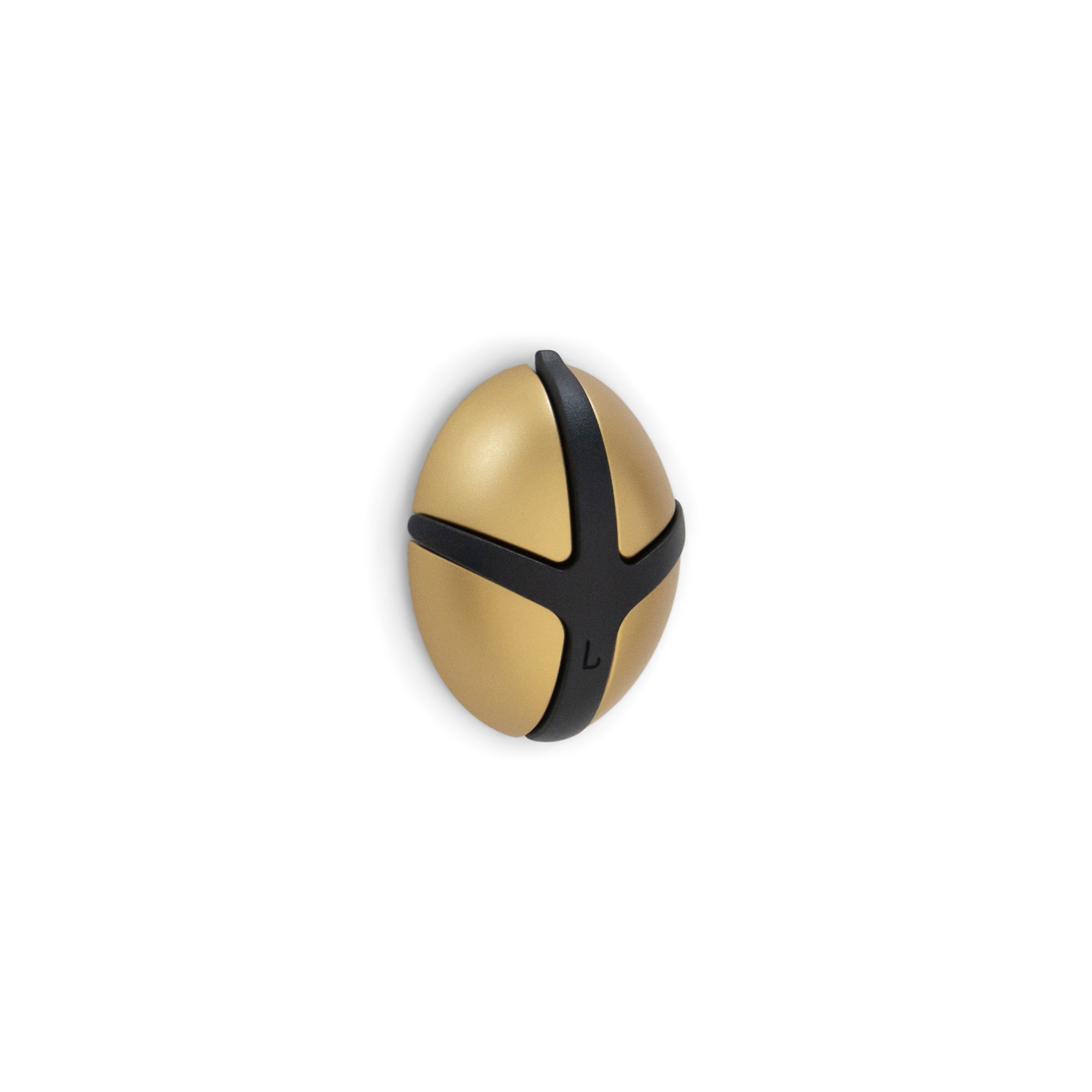 Spinder Design kapstok Tick - Goud / Zwart- 3 haken