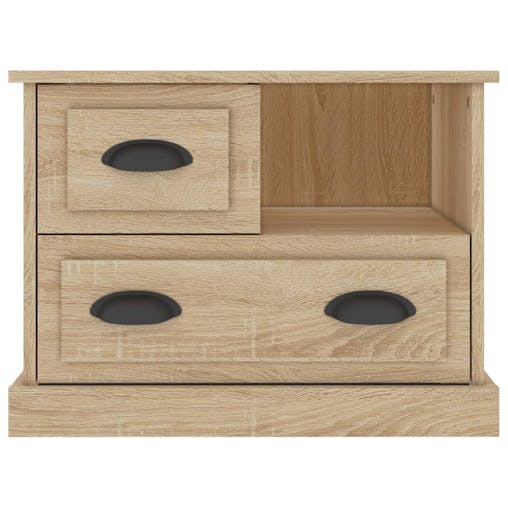 NNEVL Bedside Cabinet Sonoma Oak 60x39x45 cm