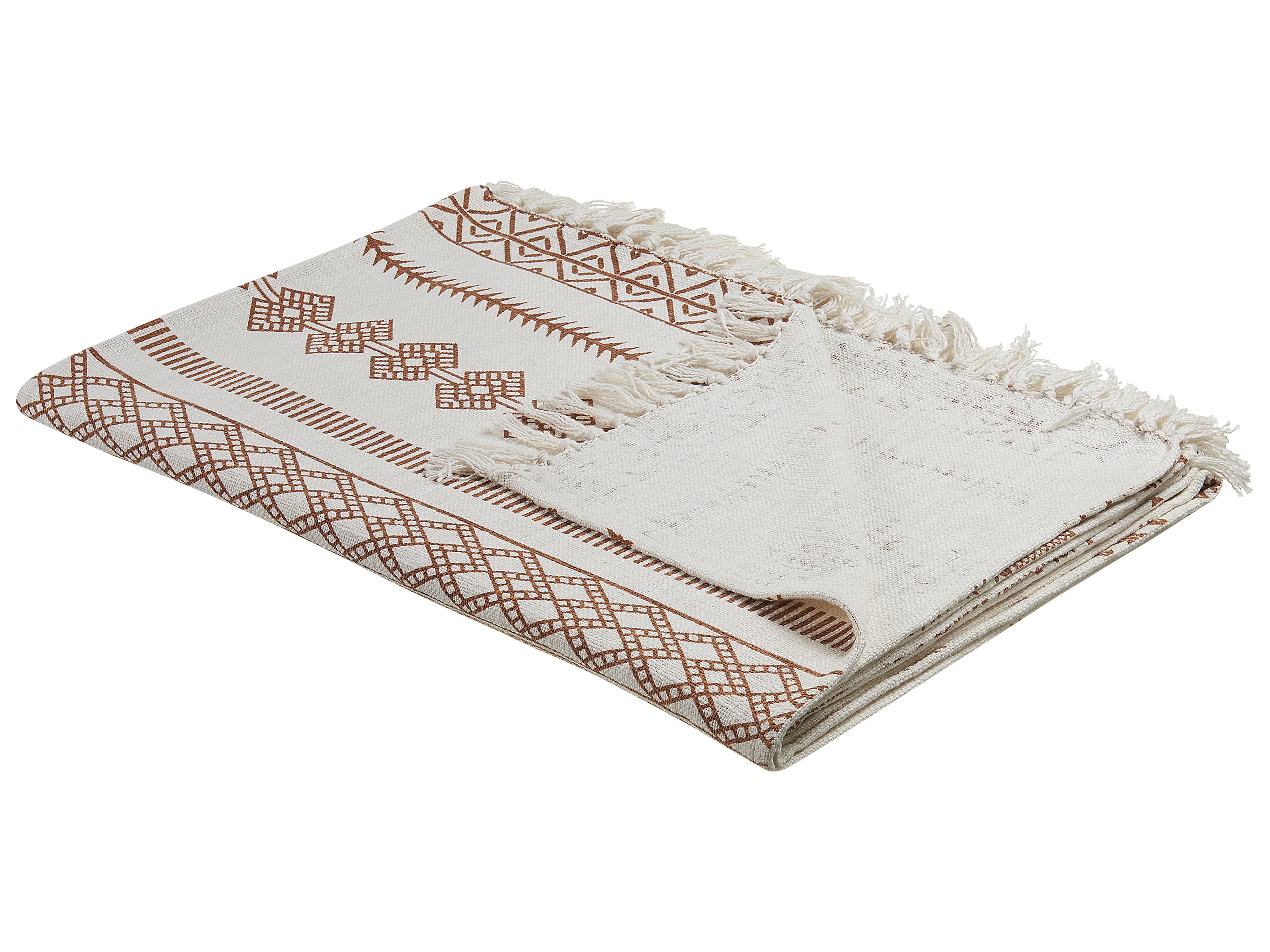 Blanket JORHAT Cotton 130 x 180 cm Beige
