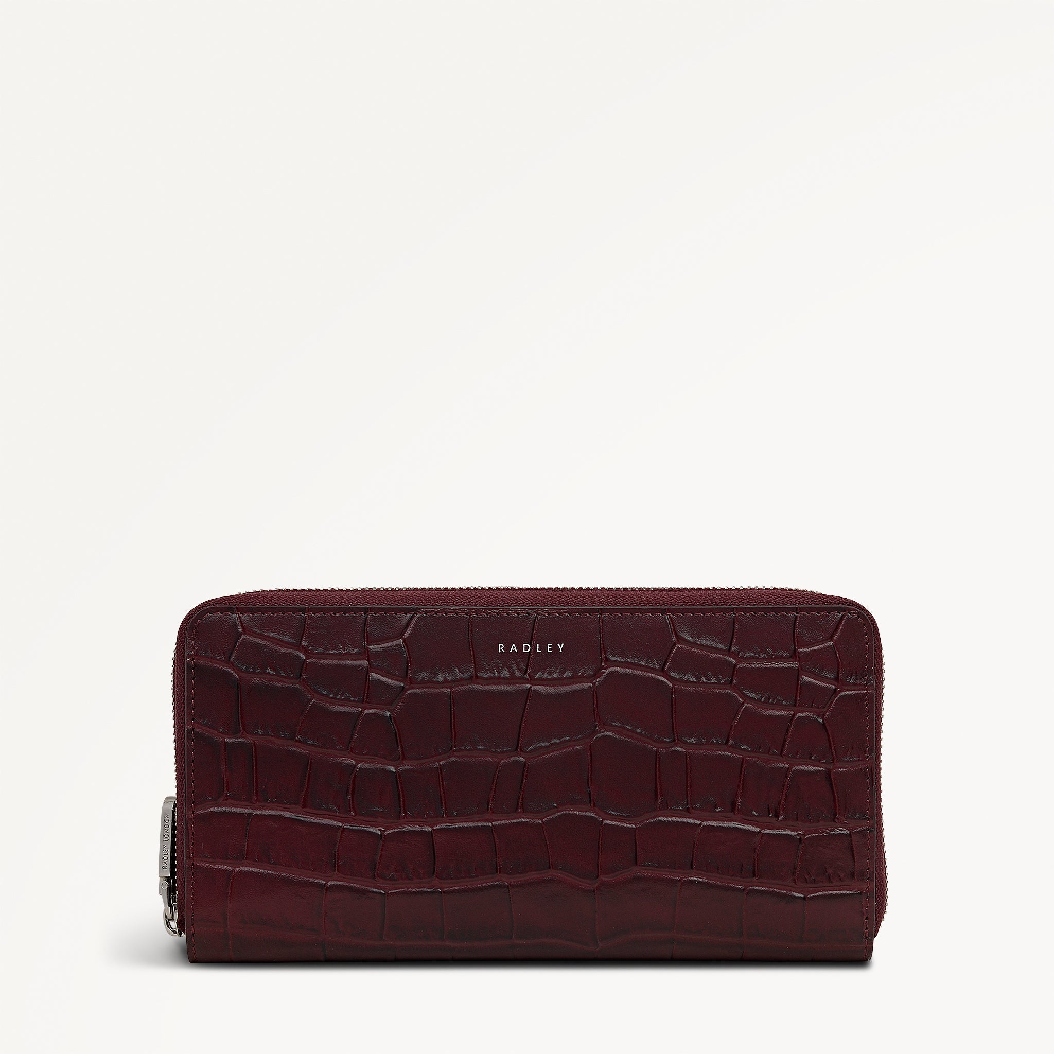 Dukes Place - Faux Croc Large Zip Around Purse - RSF14801