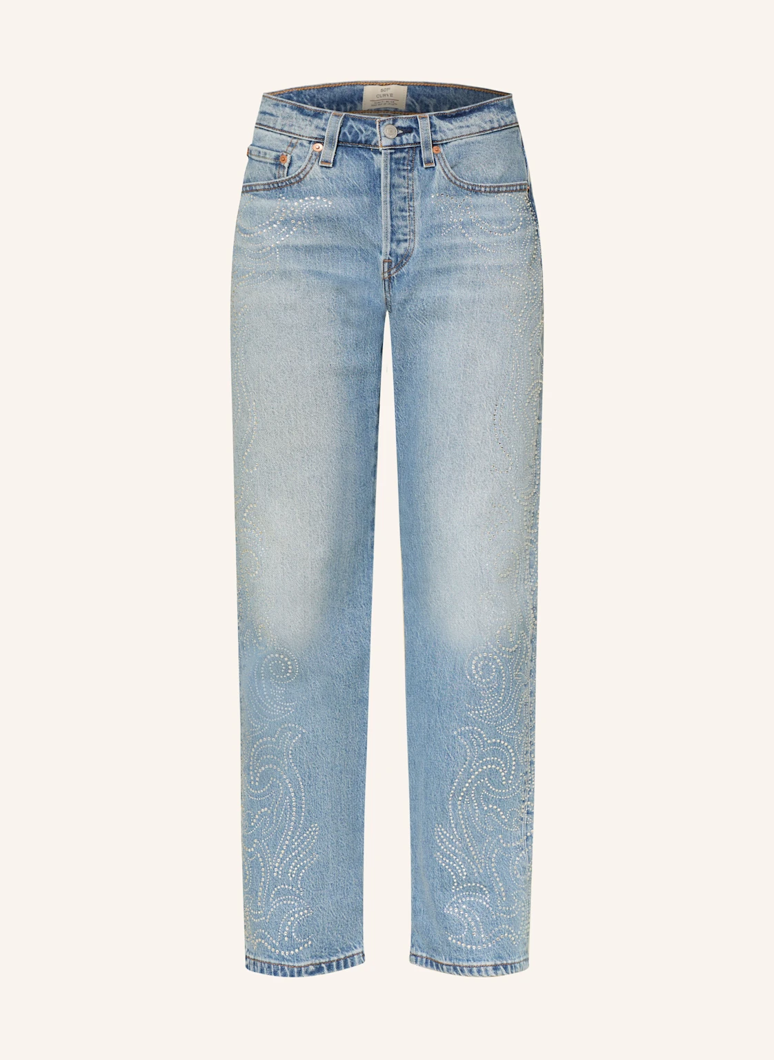 Levi's® Straight Jeans 501 CURVE mit Schmucksteinen