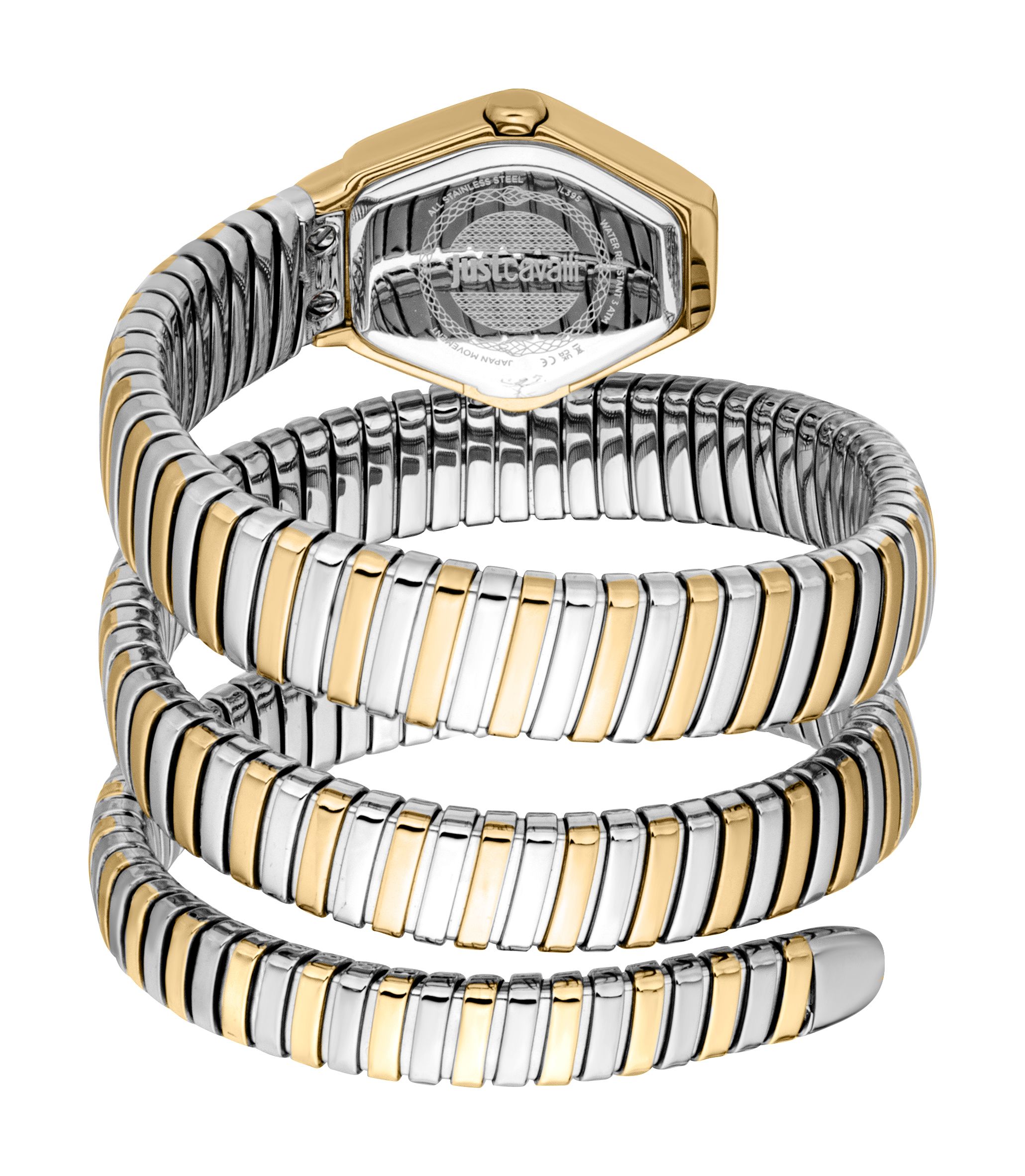 Just Cavalli Women's Snake 316L Stainless Steel Watch