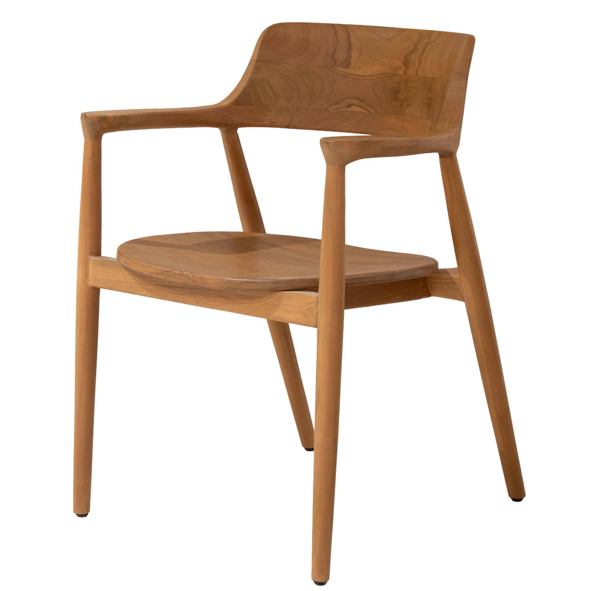 DÉJA Living Eetkamerstoel Luca - Naturel Hout - Set van 2