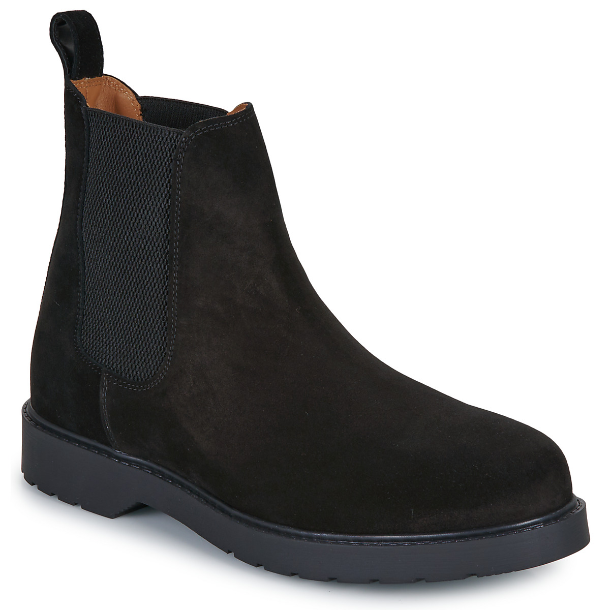 Selected - SLHTIM SUEDE CHELSEA - Black