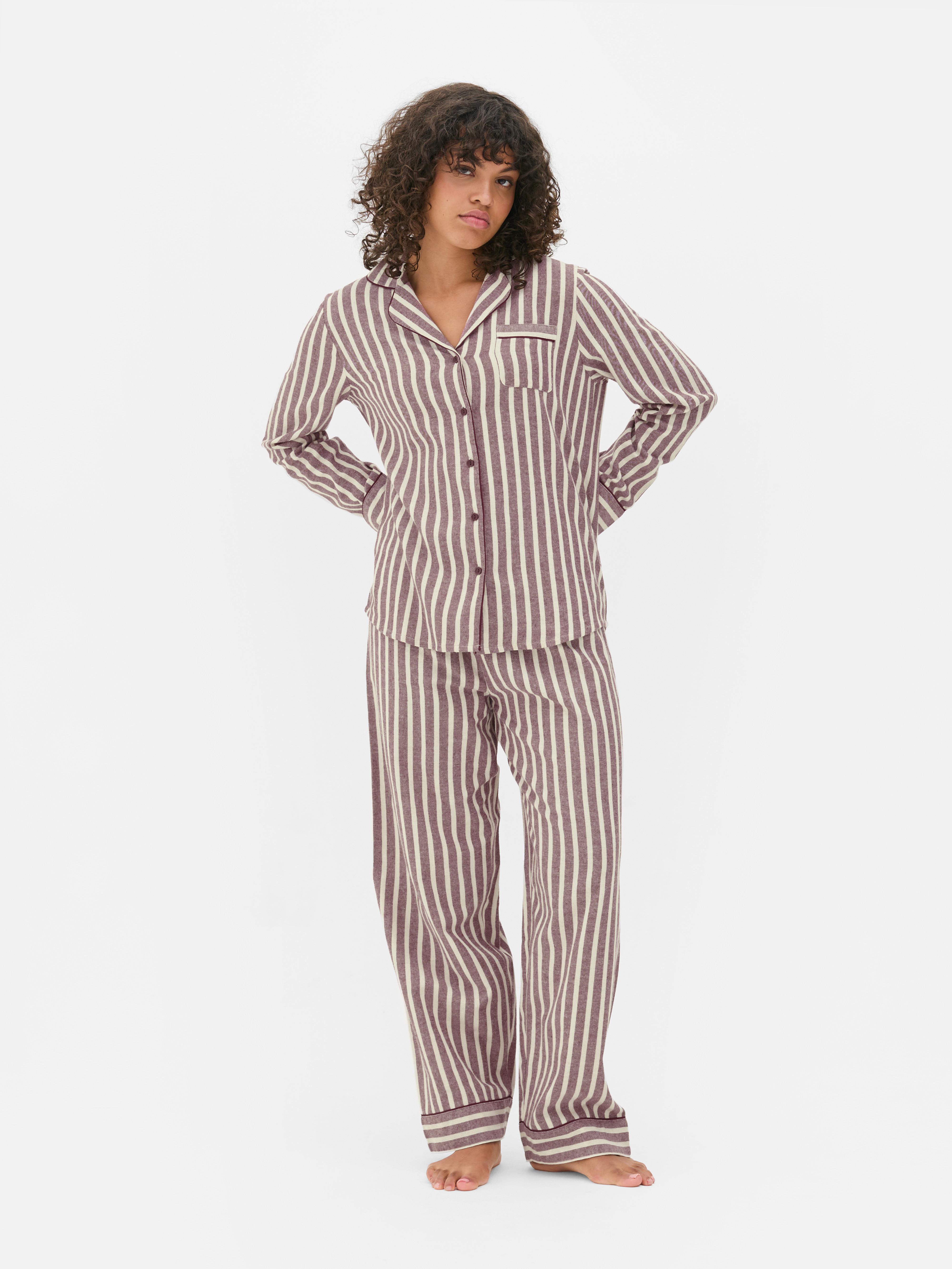 Patterned Boyfriend Pajamas