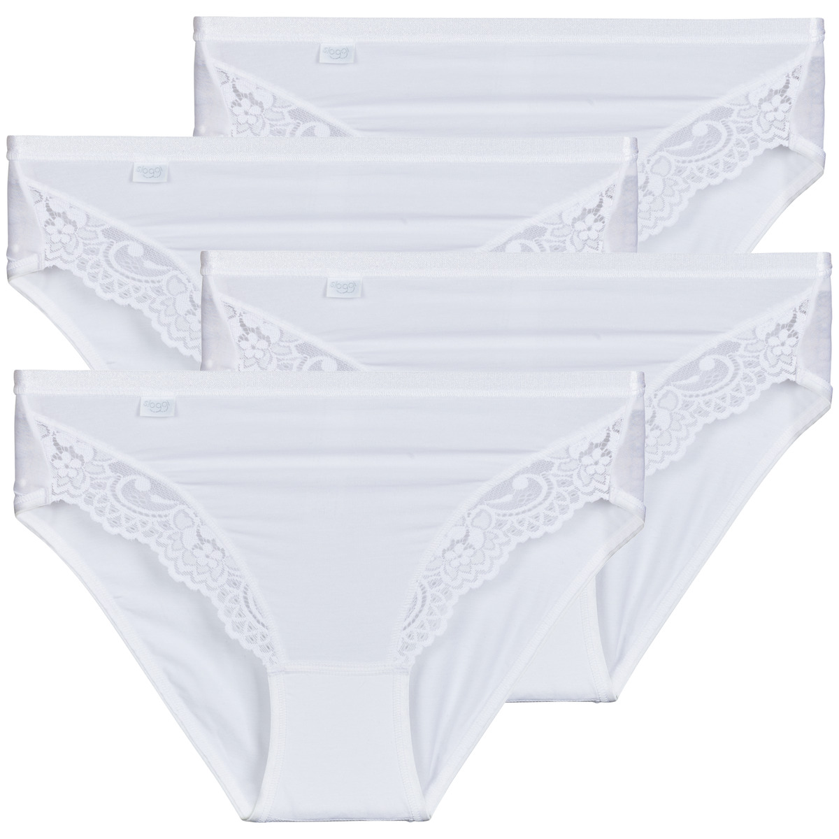 Sloggi  - Romance Tai PACK DE 4 - White
