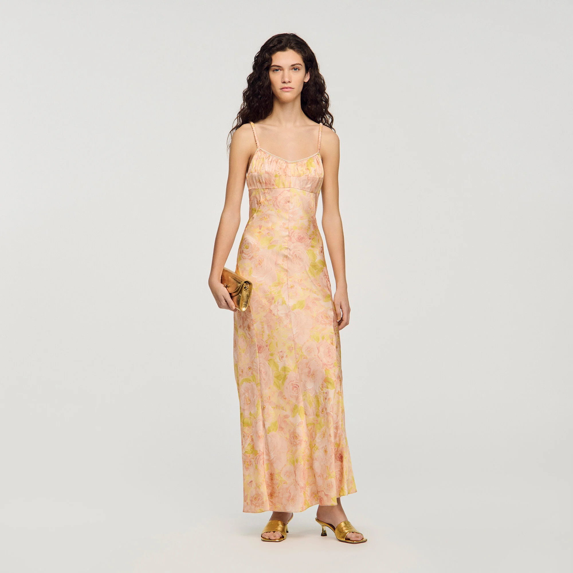 Robe longue imprimé fleur