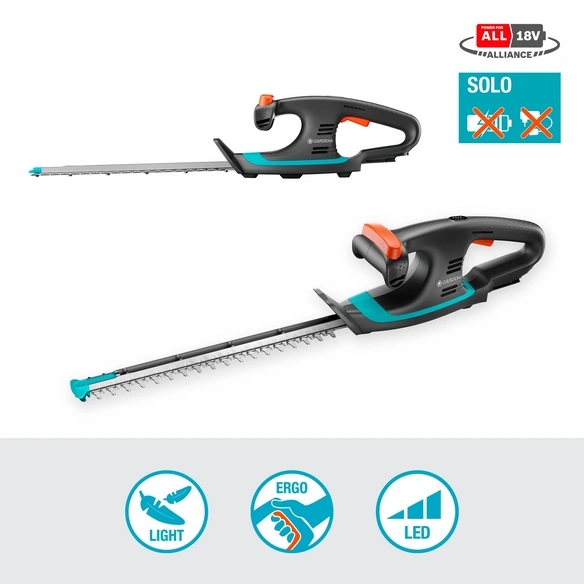 Akku-Heckenschere »EasyCut «, blauschwarz, Schwertlänge: 60 cm, ohne Akku