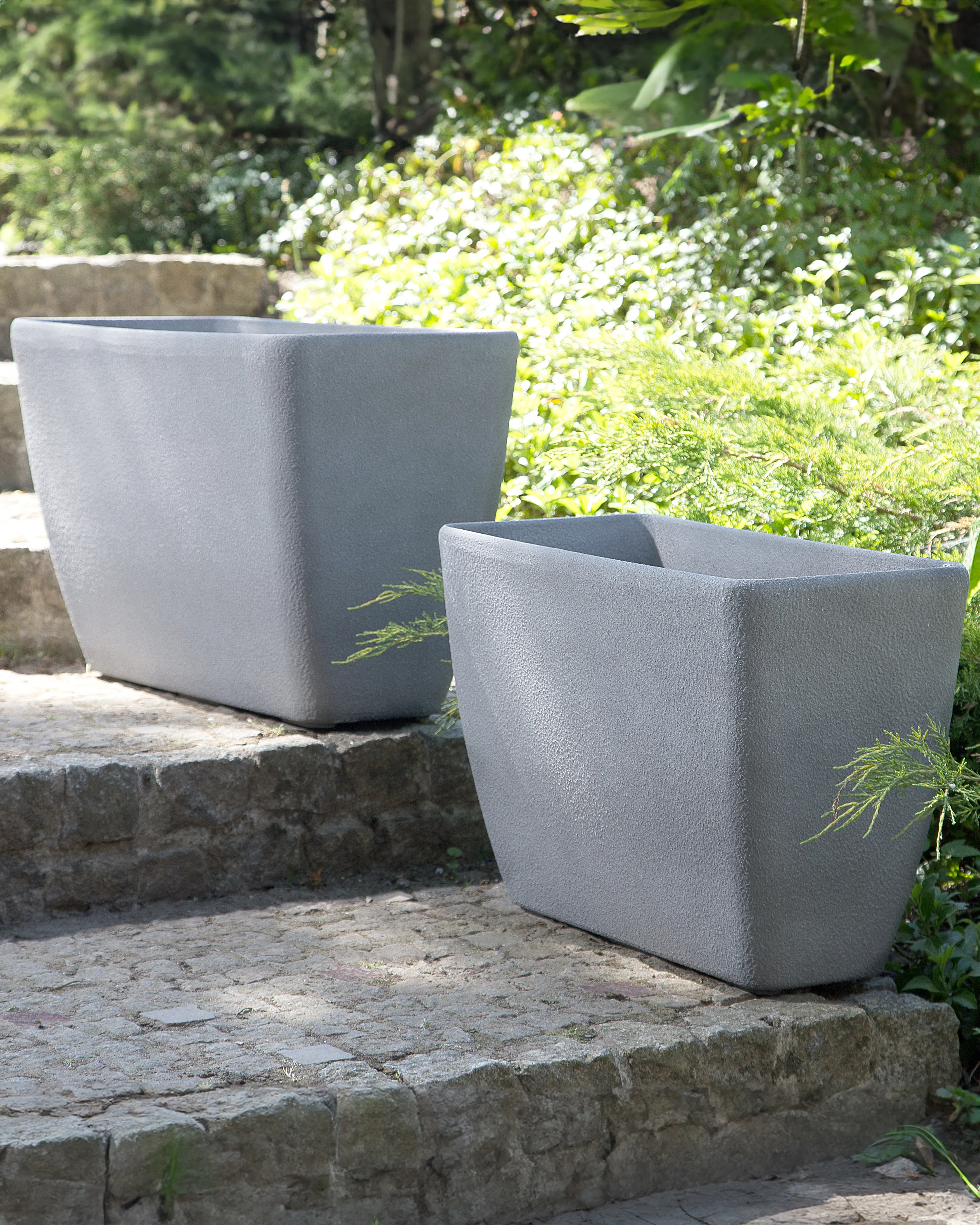 Plant Pot BARIS 74 cm Grey