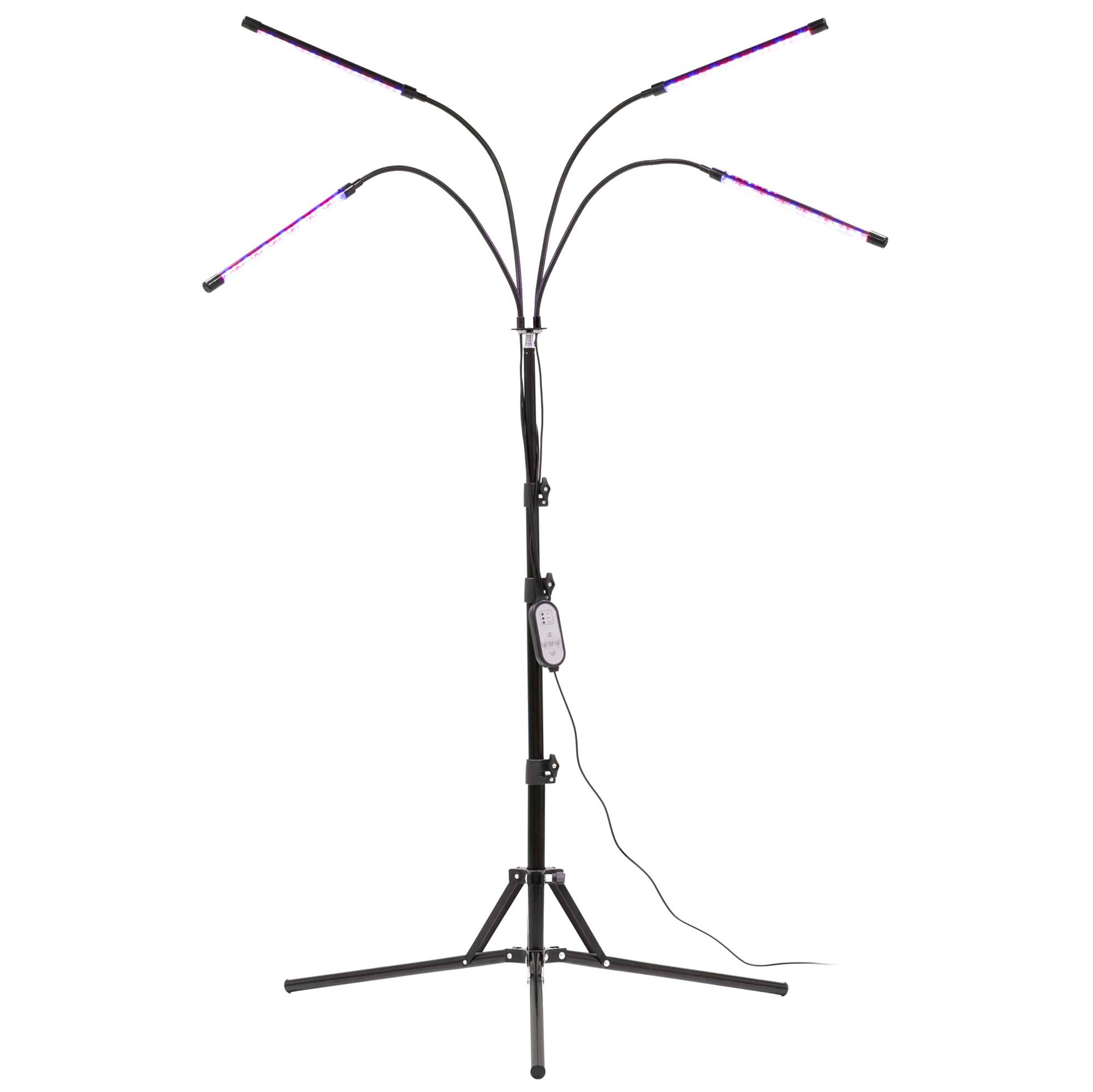 Lampa do wzrostu roślin z 4 panelami LED do doświetlania, uprawy z timerem