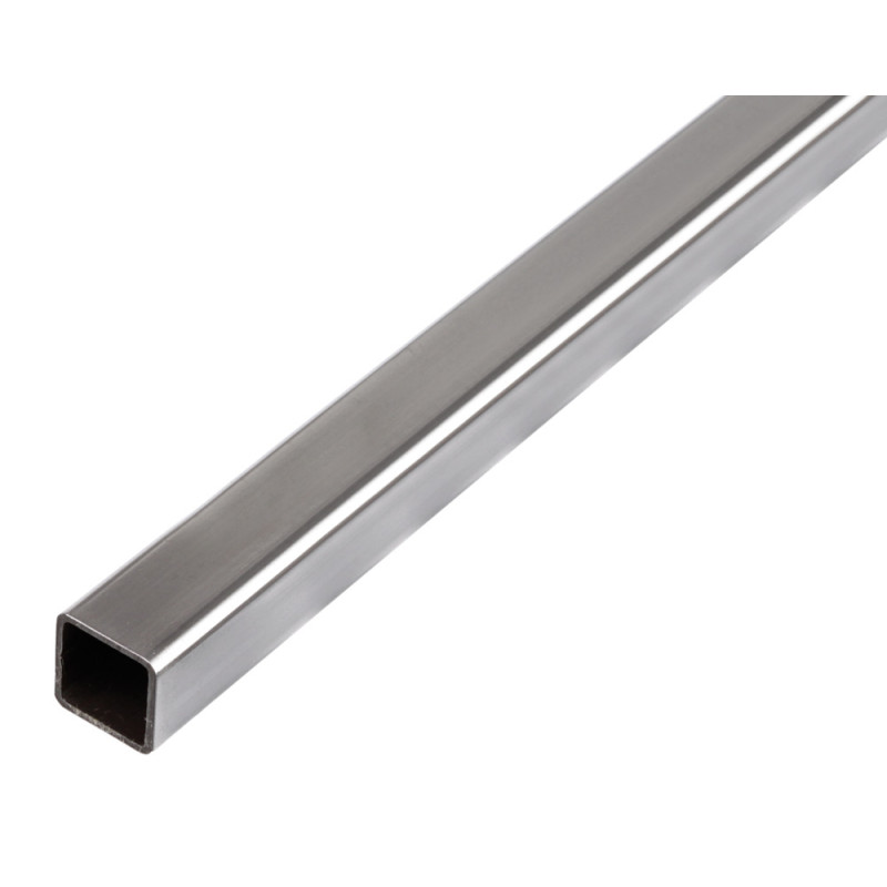 Tube carré en acier 25 x 25 x 1,5 mm 1 m ALBERTS
