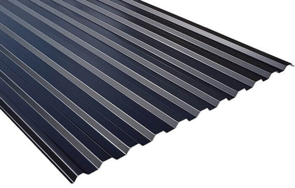 TRAPESPLATE TP20 STÅL SVART 0,5 MM, 3500X100MM