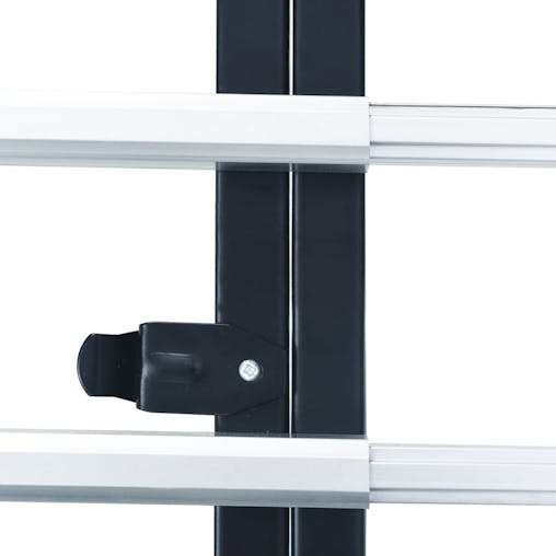 NNEVL Foldable Transport Trolley 150 kg Aluminium Silver