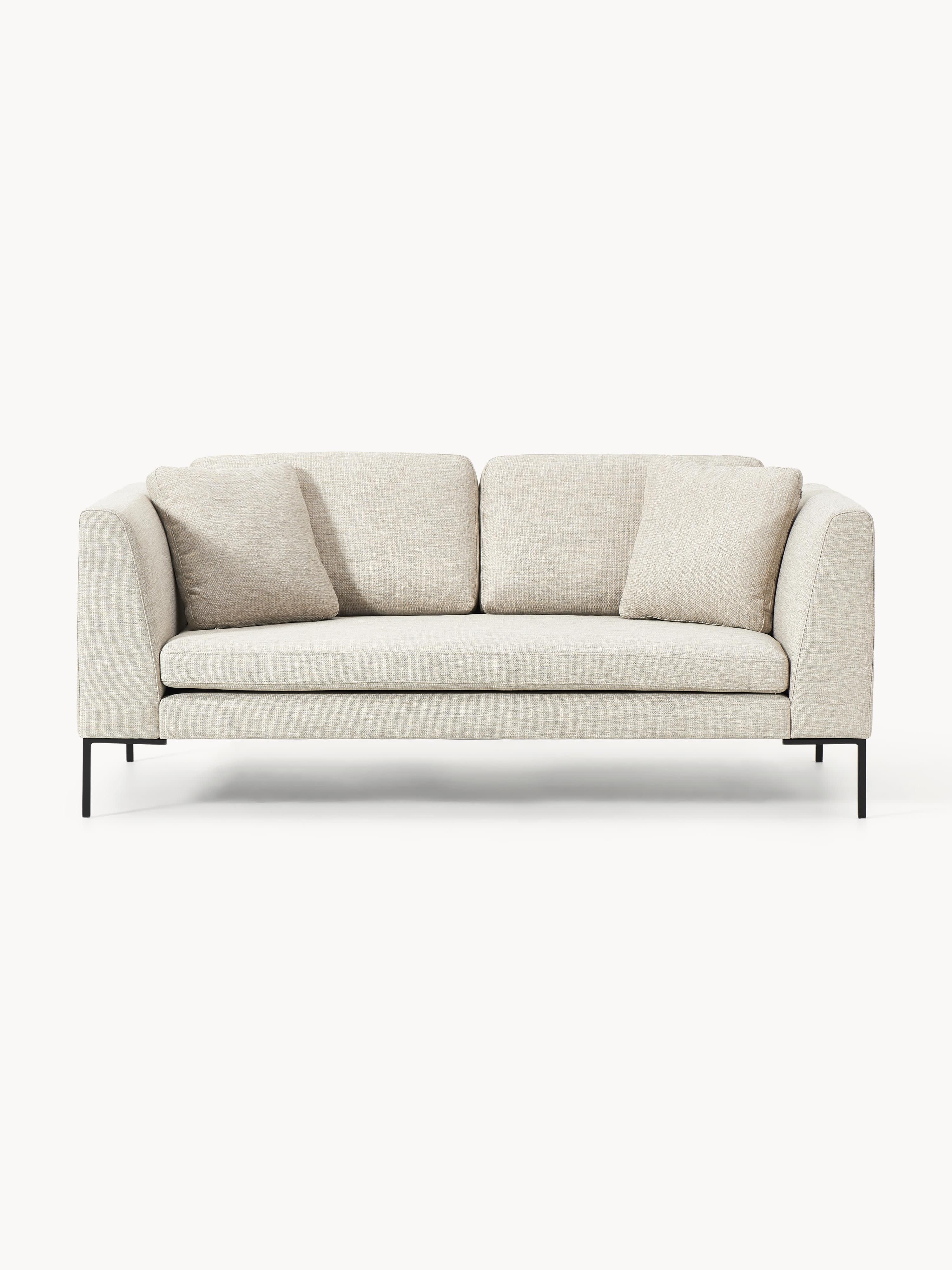 Sofa Emma (3-Sitzer) mit Metall-Füßen