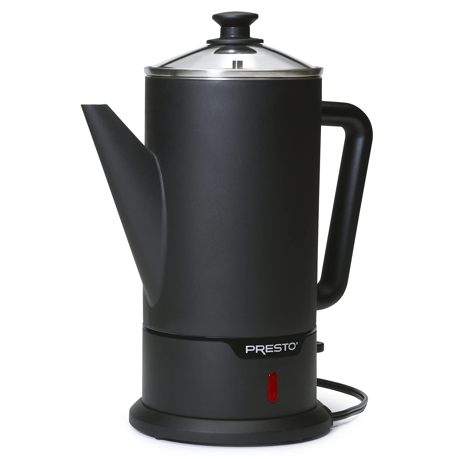 PRESTO 12-Cup Stainless Steel Cordless Coffee Percolator