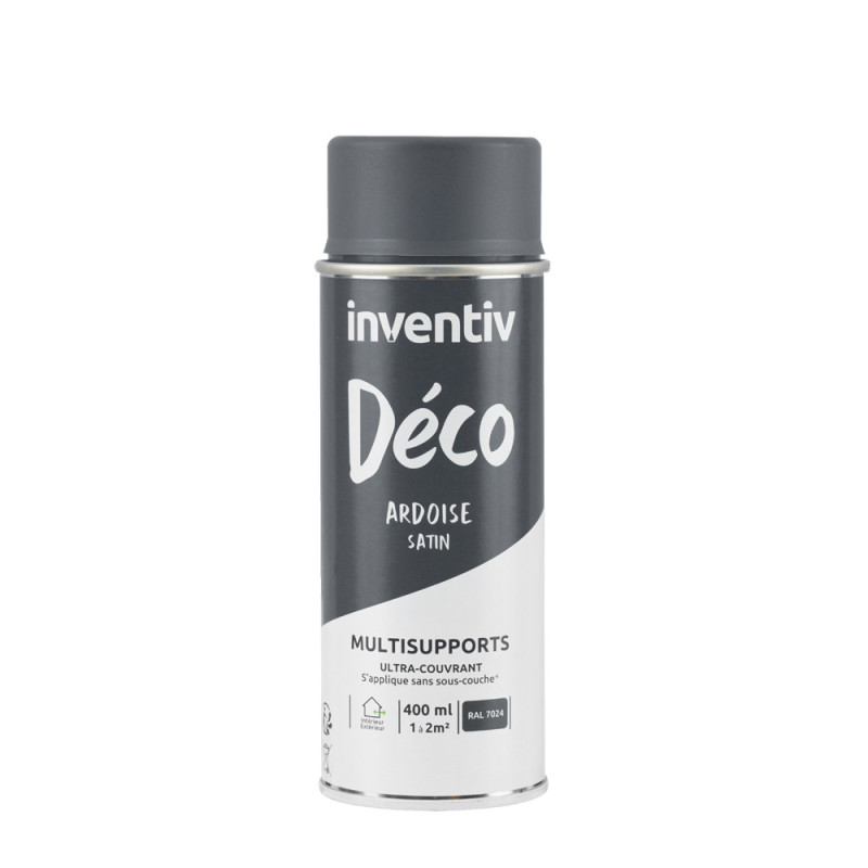 Peinture multisupports Déco ardoise satin 0,4 L INVENTIV