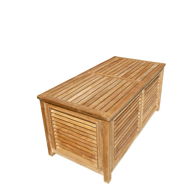 Coffre de rangement en teck BATANG 130 cm