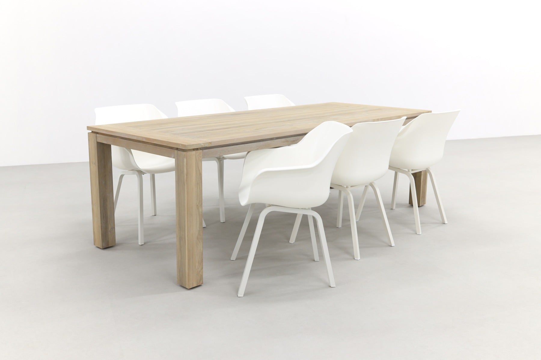 Hartman Sophie Element Wit Rome grey 240 cm. tuinset - 7-delig