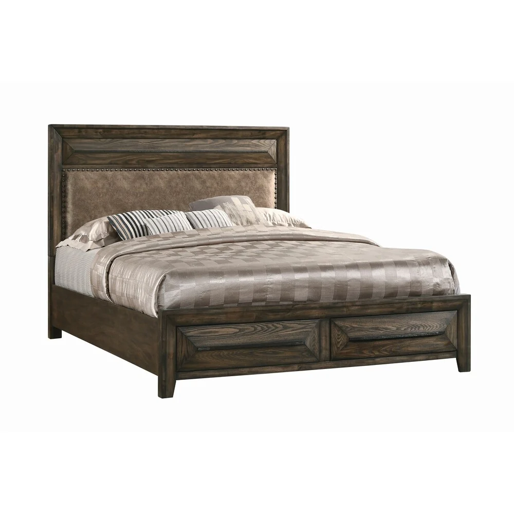 Carbon Loft Dratch Rustic Chestnut 5-piece Bedroom Set