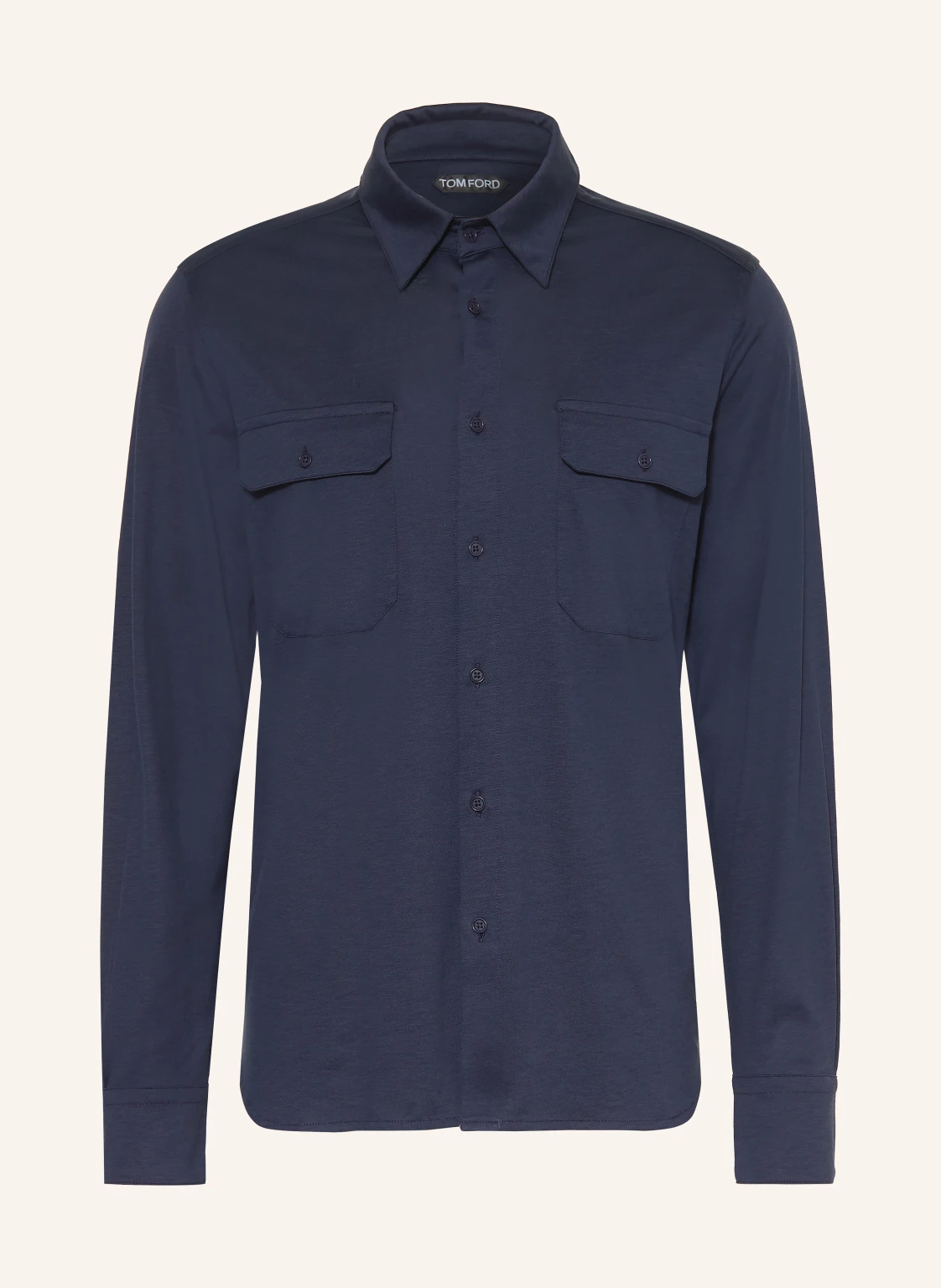 TOM FORD Hemd Regular Fit mit Seide