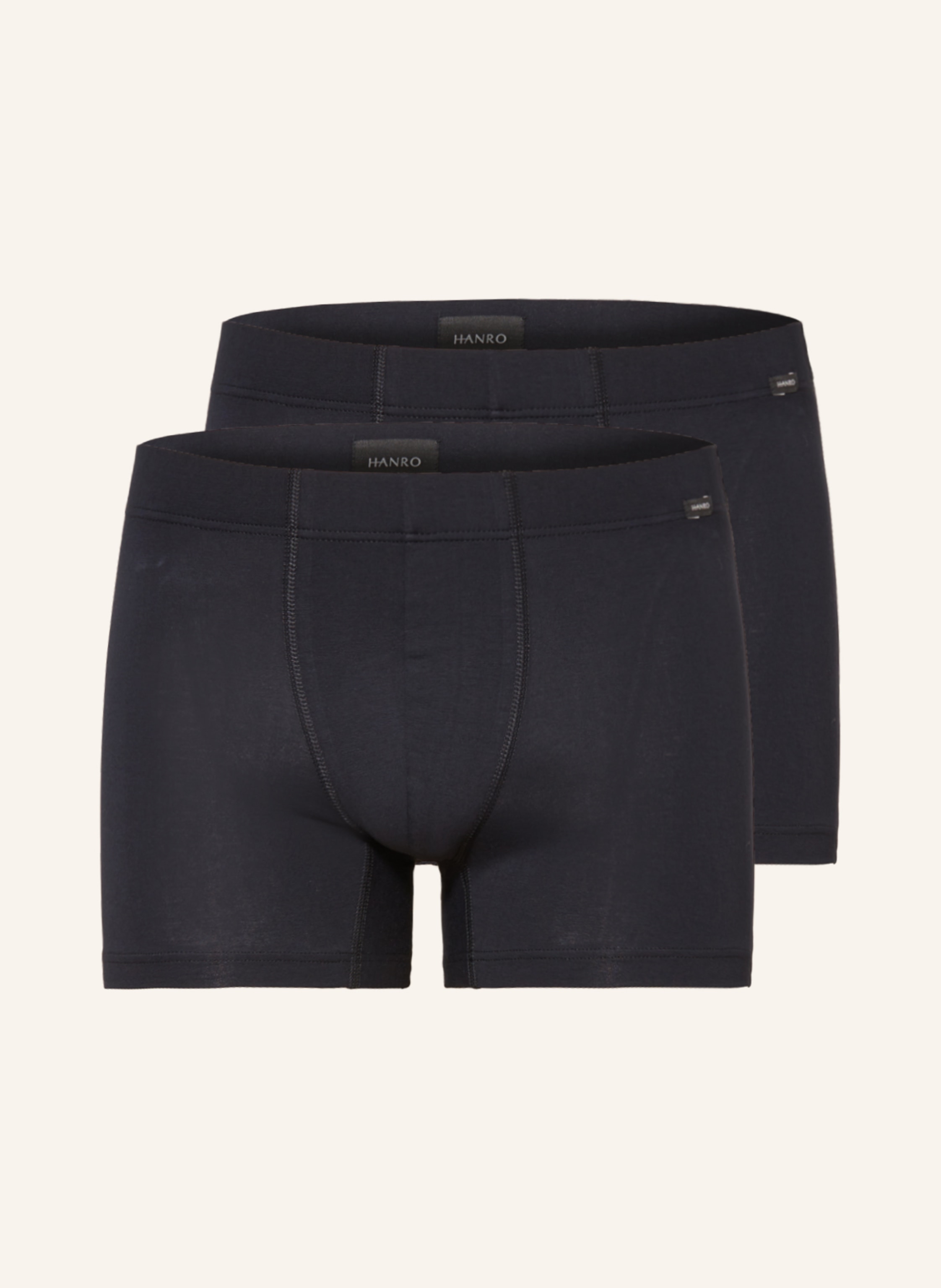 HANRO 2er-Pack Boxershorts COTTON ESSENTIALS