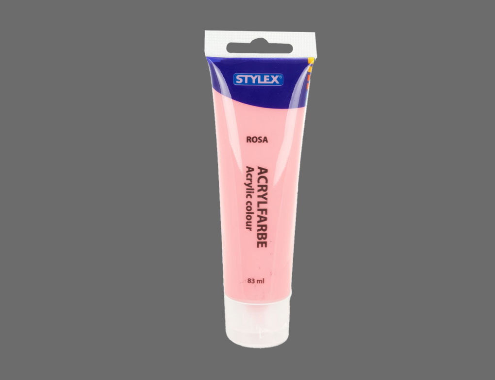 Acrylfarbe rosa