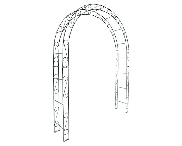 Arche de jardin ALEX sommet arrondi - 160 cm Galvanisé