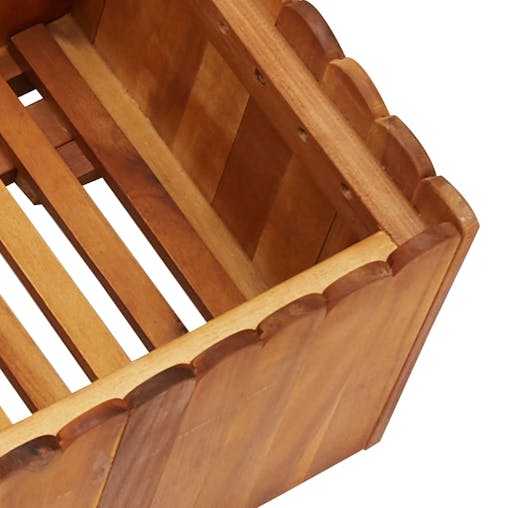 NNEVL Garden Raised Bed 100x30x25 cm Solid Acacia Wood