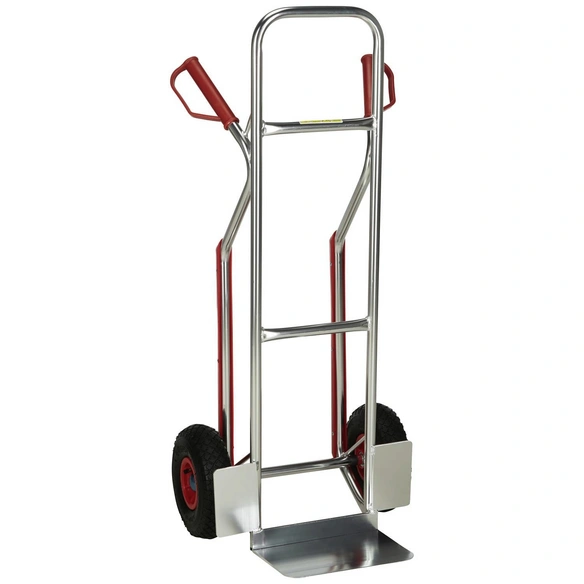 Stapelkarre, max. 150 kg, Aluminium, Aluminiumfarben