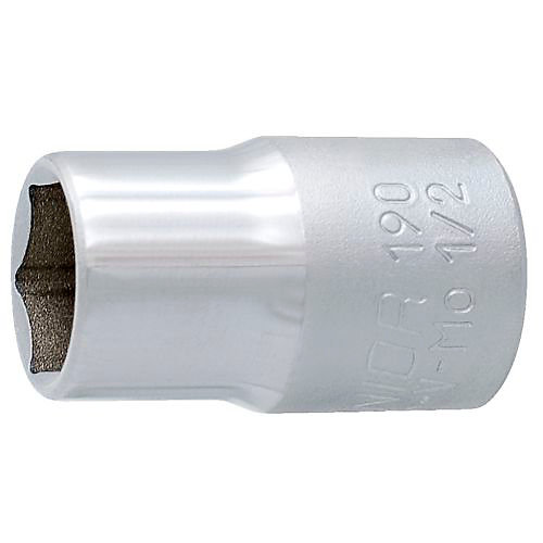 Douilles 1/2'' 6 pans 15 - UNIOR - 600856