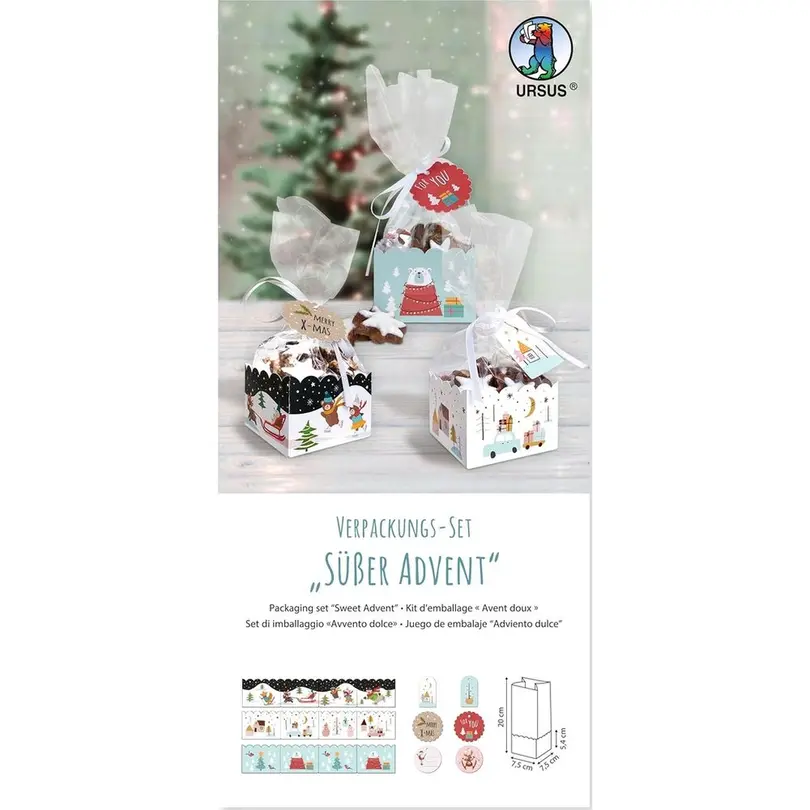 Bastelset 6er-Set Süsser Advent