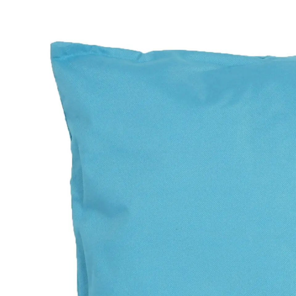 Anna's Collection Sierkussen buiten/tuin - lichtblauw - 60 x 60 cm