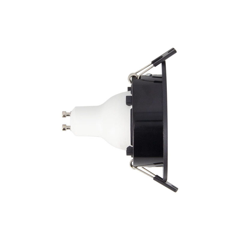 Spot encastrable LED noir GU10 blanc chaud IP20 345 lm 5 W 3 pièces XANLITE