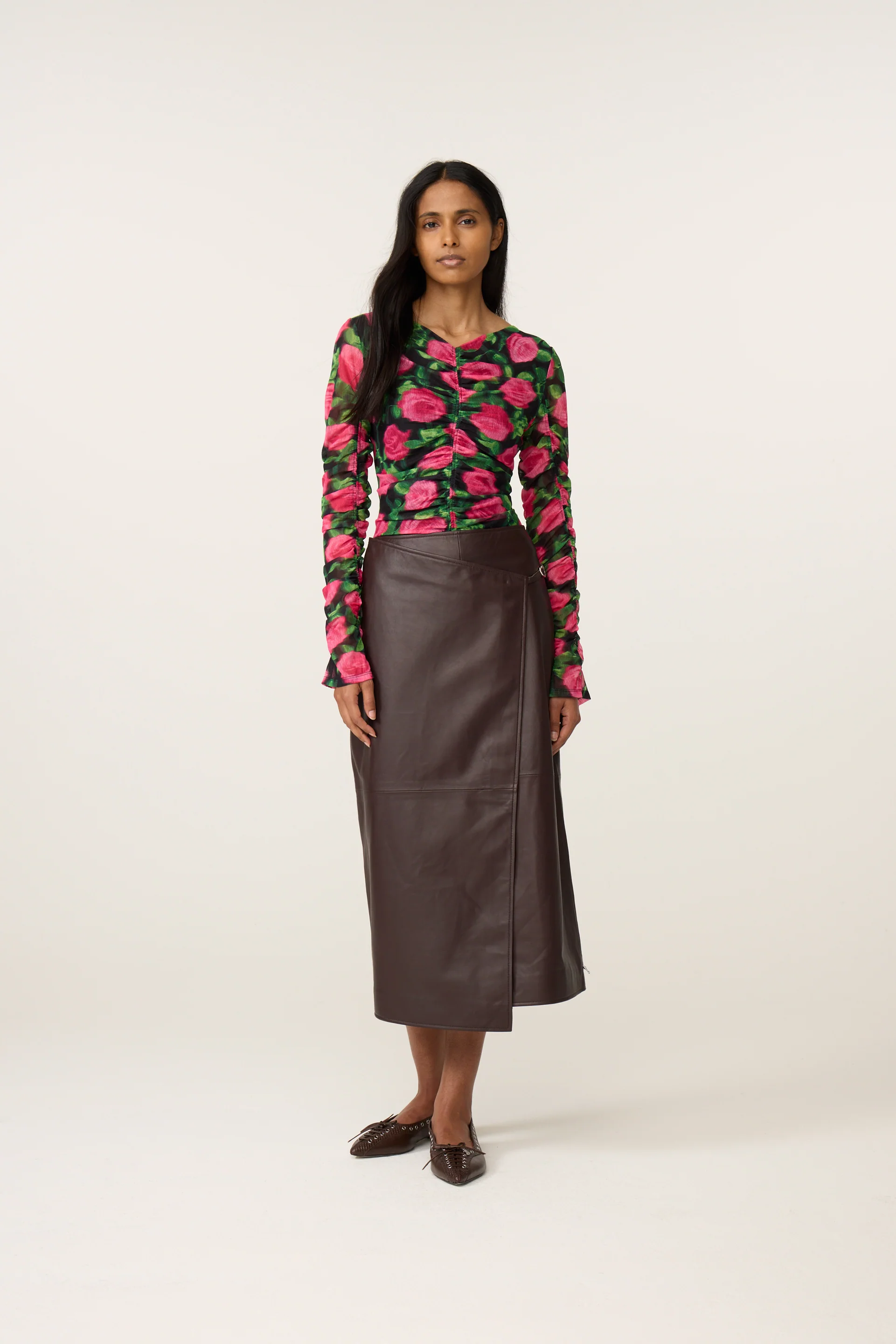 Karlis Top | Fab Fuchsia/Black