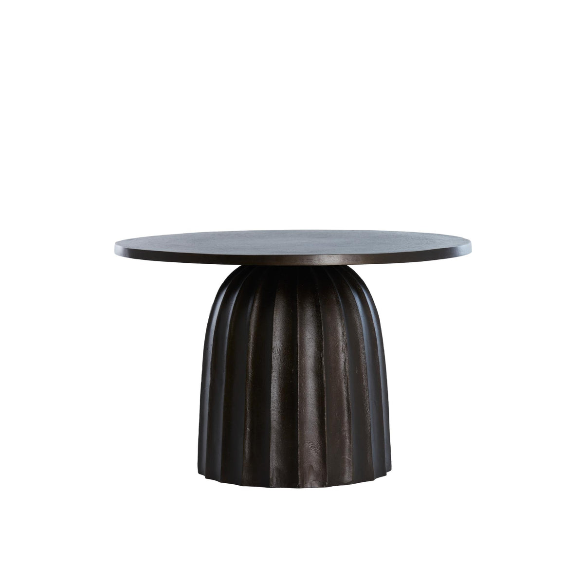 Light & Living bijzettafel Veglia - bruin - Ø60cm