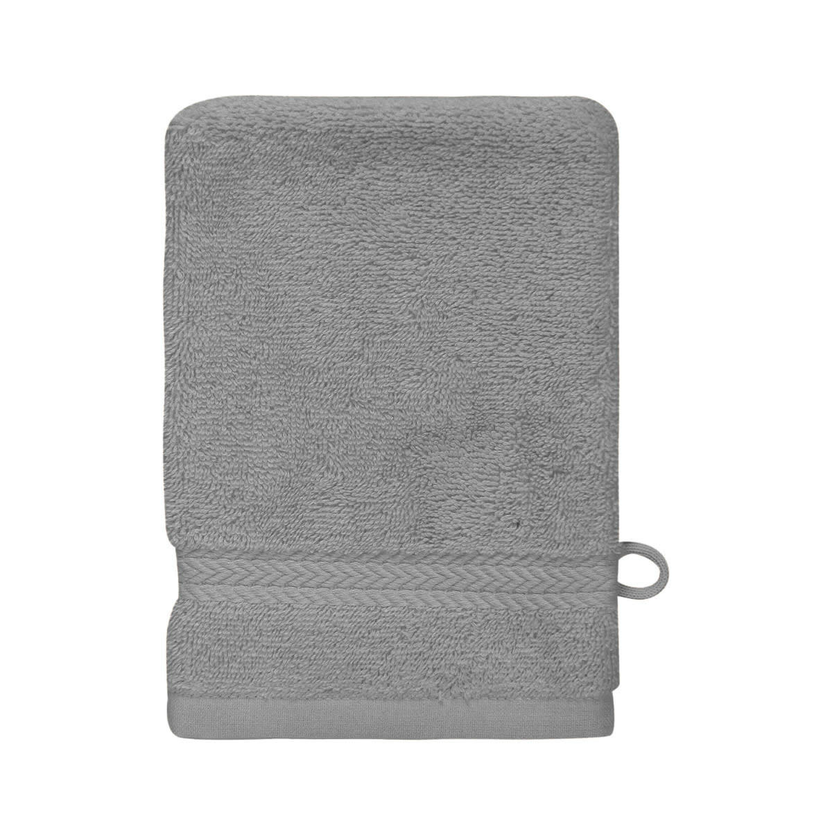 LUXURY - Lot de 3 gants de toilette 550gr/m²  galet 16x22 cm