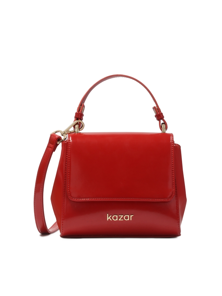 Red rigid construction trunk bag