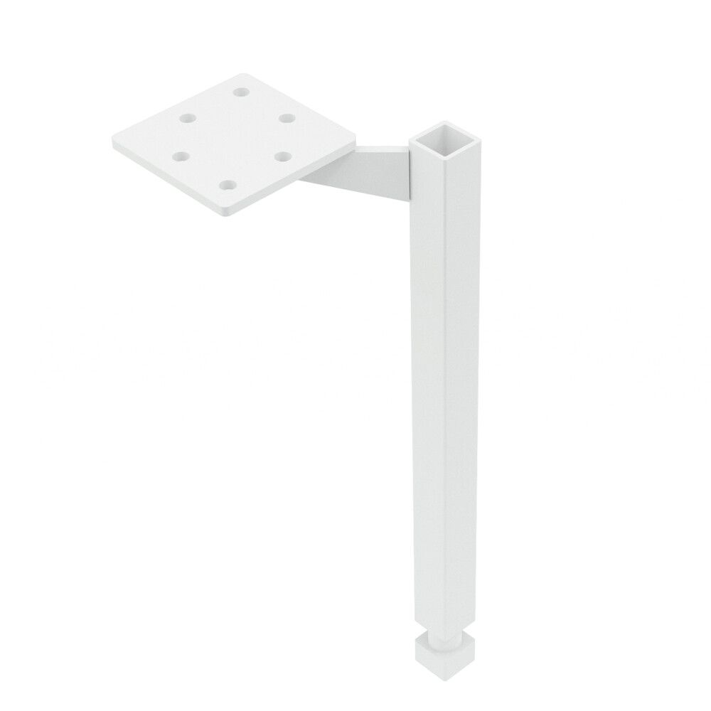 MØBELBEN SCANBAD 204-244MM CLASSIC HVIT