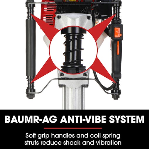 NNEMB 52cc 2-Stroke Petrol Post Driver with Carry Case & 2 Drive Sockets
