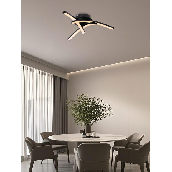 LED-Deckenleuchte »Trilo«, 12 W, 1200 lm, 3000K, Metall/Kunststoff, schwarz