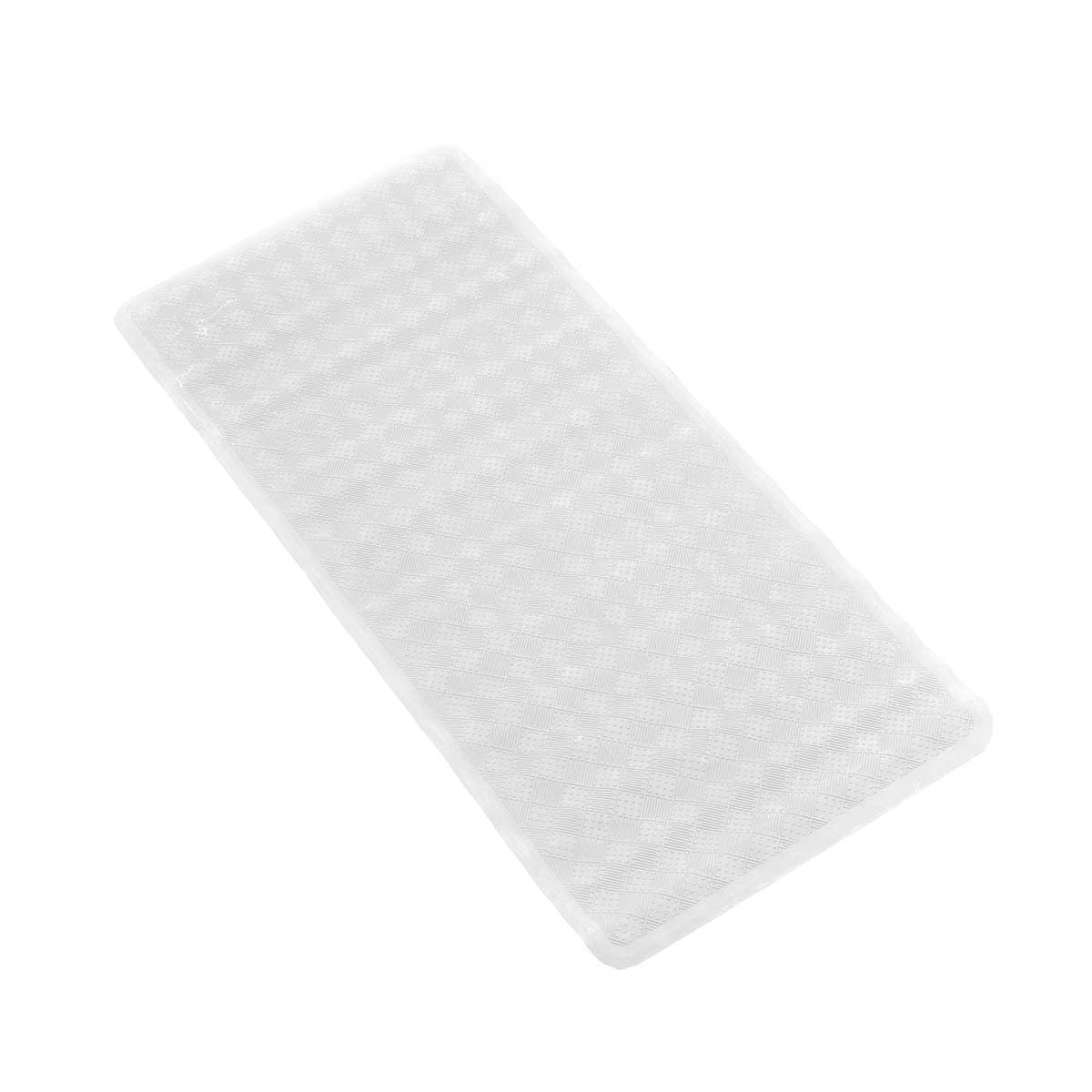 Tapete WC Antiderrapante Branco 34x74cm