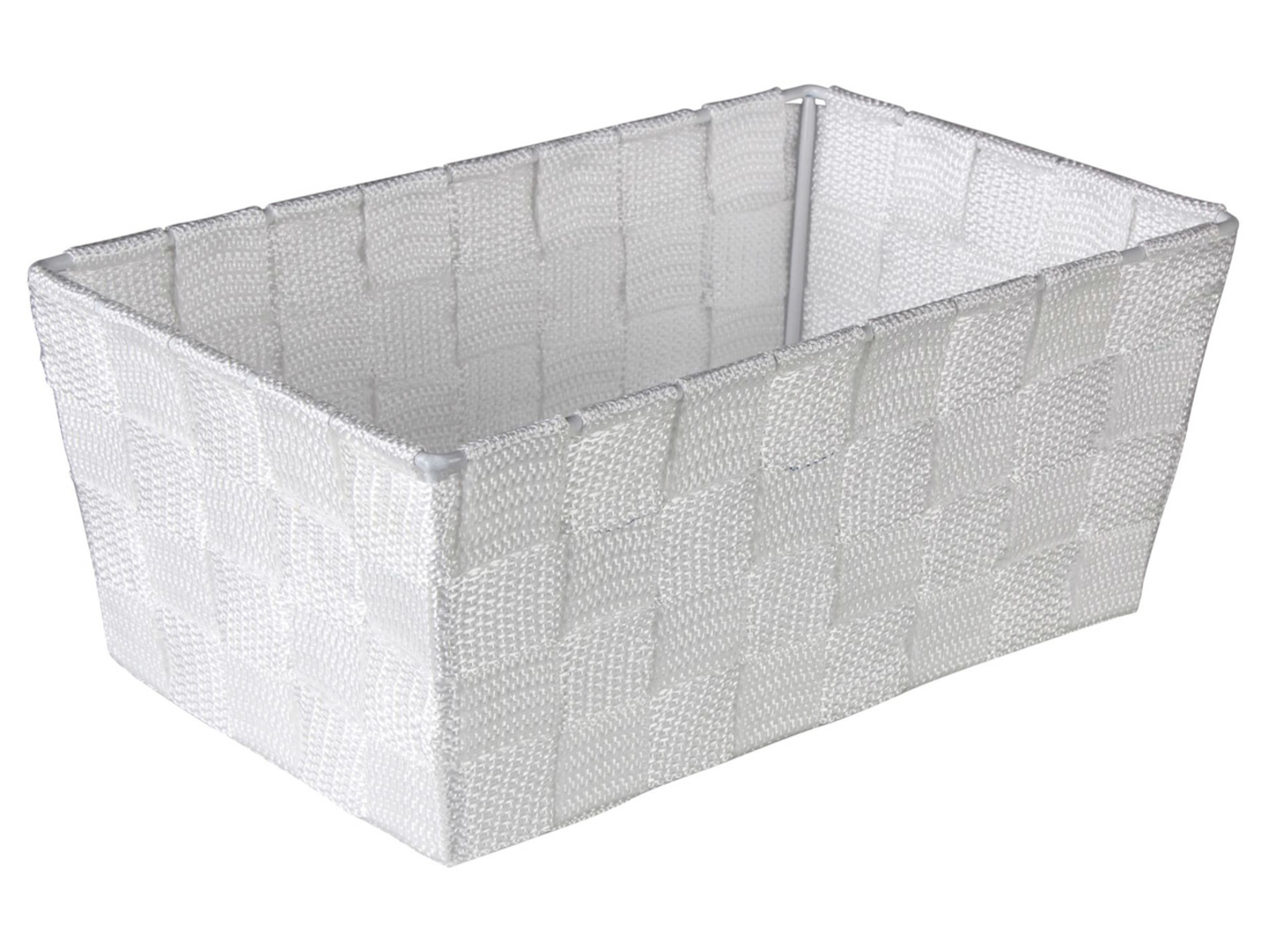 Organizer koszyk Domi 10x25 cm biały