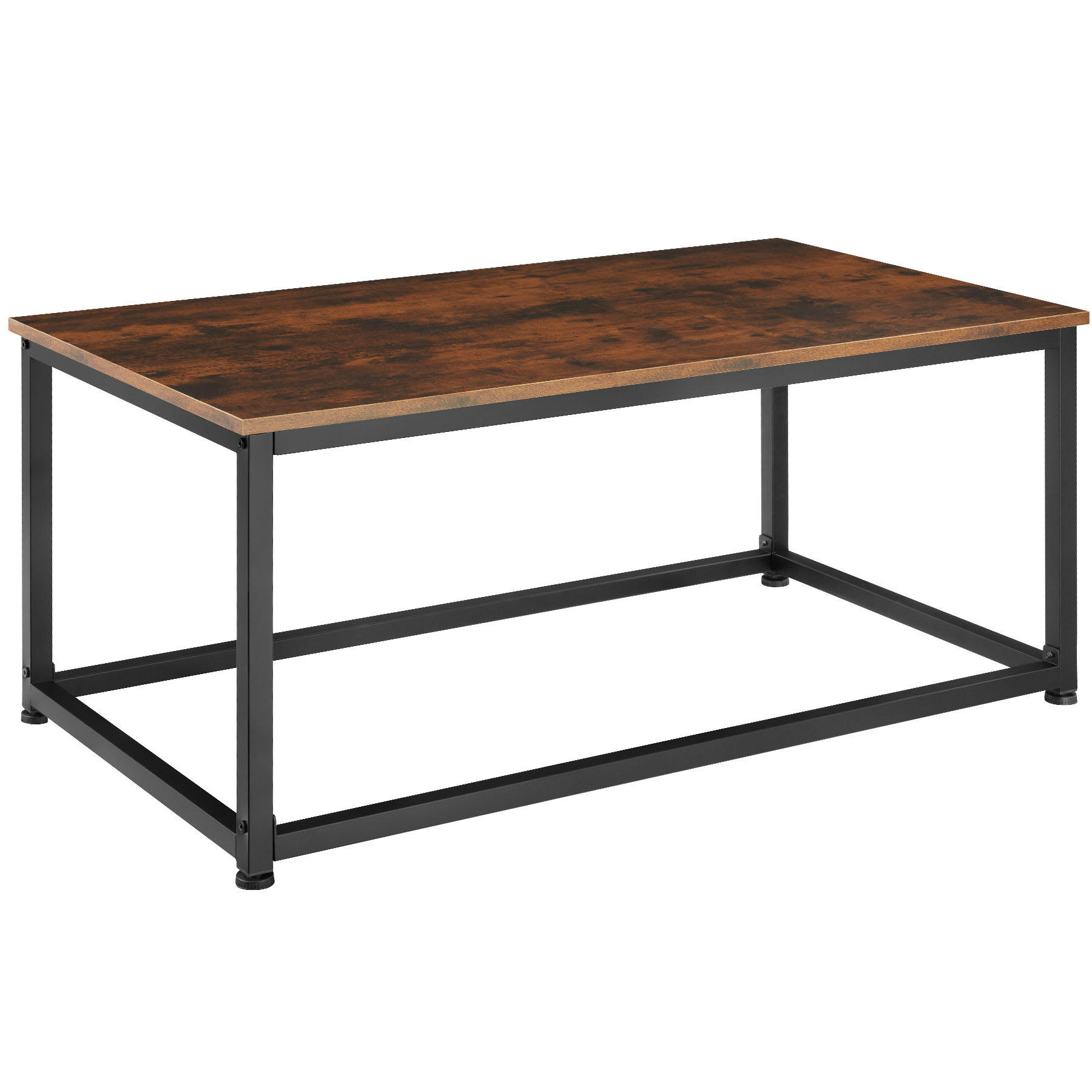- Table d’appoint lynch 100x55x45.5cm bois foncé industriel