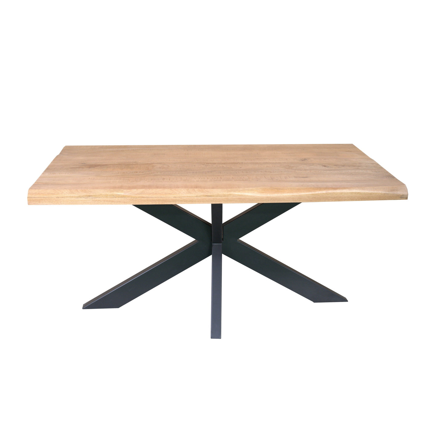 Starfurn Eettafel Dakota - Boomstam Naturel Hout - 160x90x76cm
