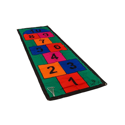 Giant Hopscotch Mat 1x3m Various Colours Indoor Outdoor Fun Games Jenjo Games